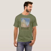 Zion National Park Vintage Poster Shirt (Voorkant volledig)