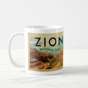 Zion National Park Vintage Travel Koffiemok