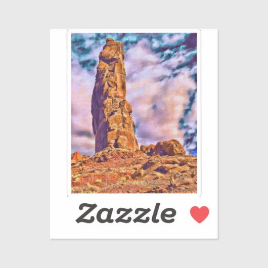 Zion National Park Vinyl Sticker (Vel)