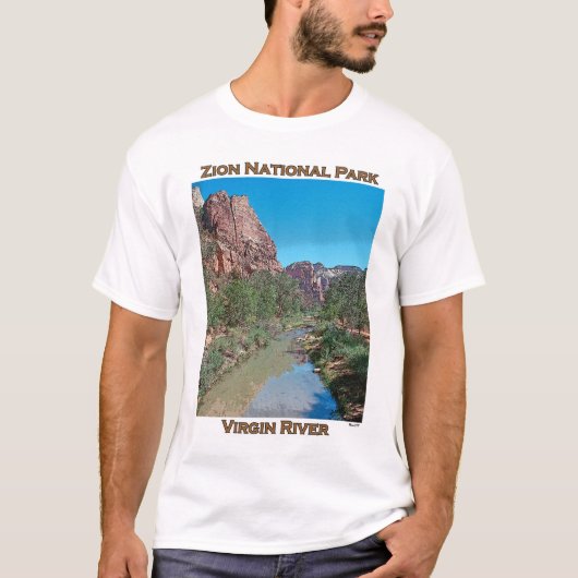 Zion National Park-Virgin River T-shirt (Voorkant)