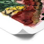 Zion National Park Virgin River Waterverf Art Poster (Hoek)