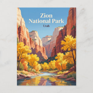 Zion National Park VS Briefkaart
