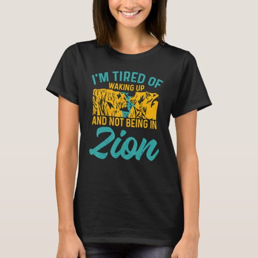 Zion Natuur National Park Vacation T-shirt (Voorkant)