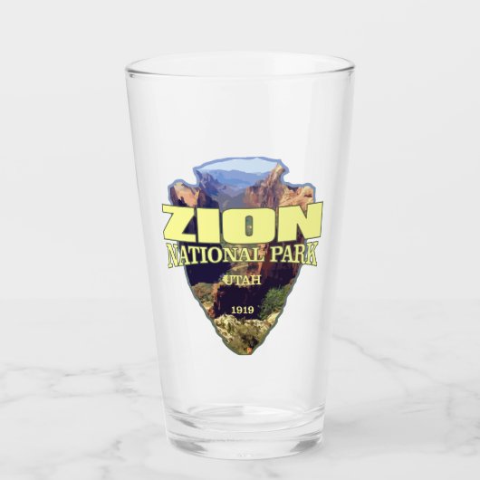 Zion NP (pijlpunt) Glas (Voorkant)