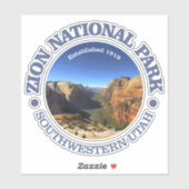 Zion NP Sticker (Vel)