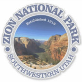 Zion NP Sticker (Voorkant)