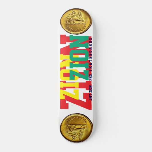 ZION OFFICIËLE Skateboard (Voorkant)