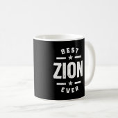 Zion Personalized Name Birthday Gift Koffiemok (Voorkant rechts)