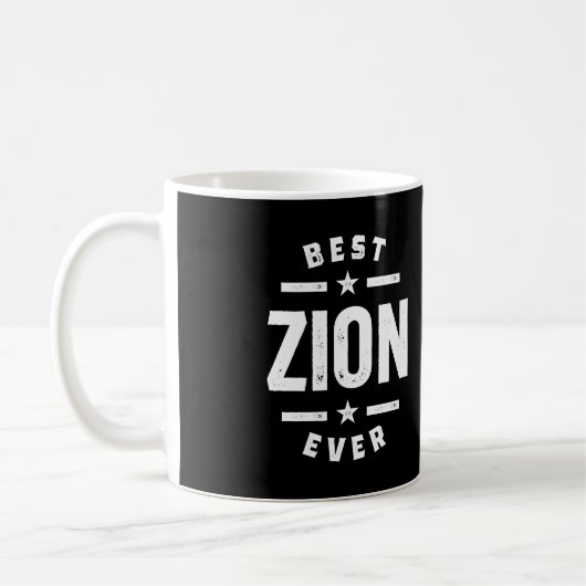 Zion Personalized Name Birthday Gift Koffiemok (Links)