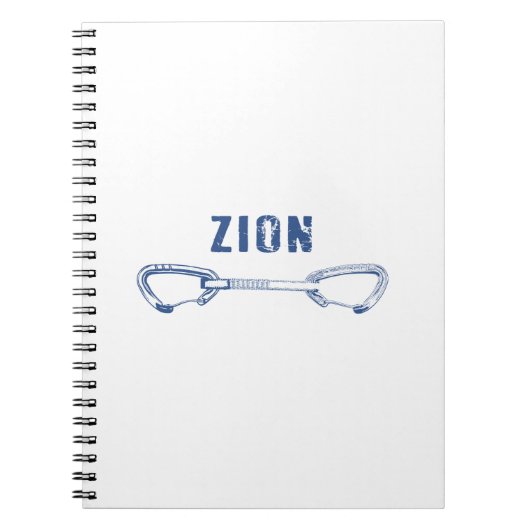 Zion Rock climing Quickdraw Notitieboek (Voorkant)