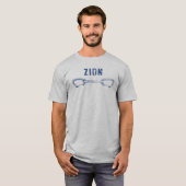 Zion Rock climing Quickdraw T-shirt (Voorkant volledig)