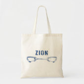 Zion Rock climing Quickdraw Tote Bag (Voorkant)