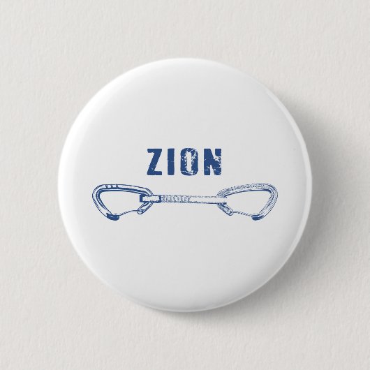 Zion Rock klimmen Quickdraw Ronde Button 5,7 Cm (Voorkant)