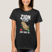 Zion roept me op om naar het Vacation National Par T-shirt (Voorkant)