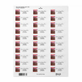 Zion Sunset Return-adres Etiket (Full Sheet)