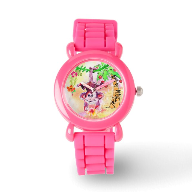 Zion the Monkey Watch Horloge (Voorkant)