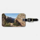 Zion uit Angels Landing Trail Zion National Park Bagagelabel (Voorkant horizontaal)