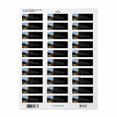 Zion uit Angels Landing Trail Zion National Park Etiket (Full Sheet)