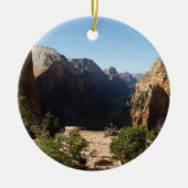 Zion uit Angels Landing Trail Zion National Park Keramisch Ornament (Voorkant)