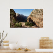 Zion uit Angels Landing Trail Zion National Park Poster (Keuken)