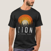Zion US National Park Retro Style  70-80's T-shirt (Voorkant)