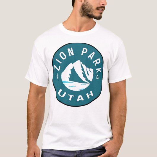 Zion Utah National Park Reizen Wandelen Camping T-shirt (Voorkant)