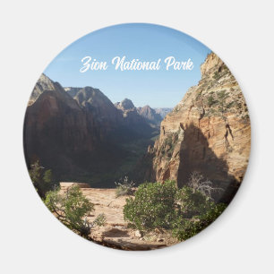 Zion vanaf Angels Landing Trail Zion National Park Magneet