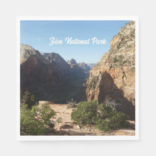 Zion vanaf Angels Landing Trail Zion National Park Servet