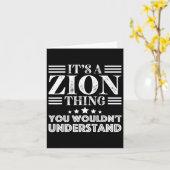 Zion Voornaam Persoonlijke Verjaardag Vaders Dag M Kaart (Gele Bloem)