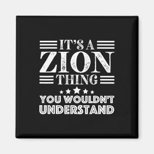 Zion Voornaam Persoonlijke Verjaardag Vaders Dag M Magneet