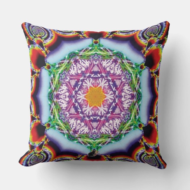 Zionesque Kaleidoscoop Kussen (Voorkant)