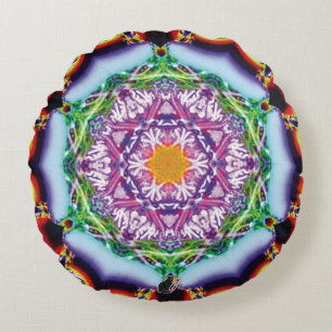 Zionesque Kaleidoscoop Rond Kussen