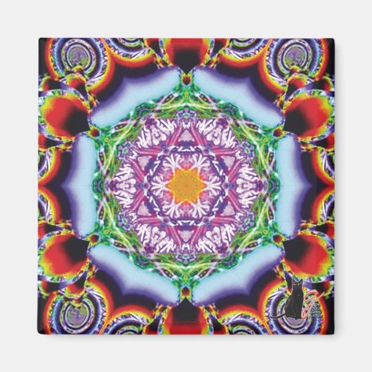 Zionesque Kaleidoscope Magnet (Voorkant)