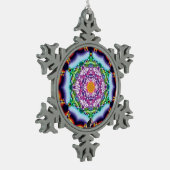 Zionesque Kaleidoscope Snowflake Ornament (Links)