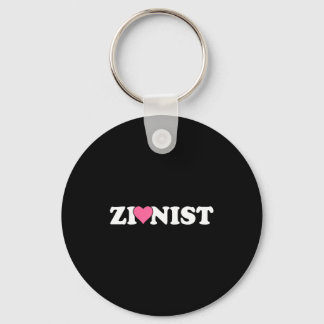 Zionistische grappige Valentijnsdag retro liefdesm Sleutelhanger