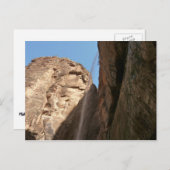 Zion's weeping Rock in Zion National Park Briefkaart (Voorkant / Achterkant)