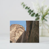 Zion's weeping Rock in Zion National Park Briefkaart (Staand voorkant)