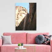 Zion's weeping Rock in Zion National Park Canvas Afdruk (Insitu (Woonkamer))