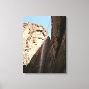 Zion's Weeping Rock in Zion National Park Canvas Afdruk