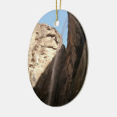 Zion's weeping Rock in Zion National Park Keramisch Ornament (Links)