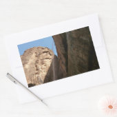 Zion's weeping Rock in Zion National Park Rechthoekige Sticker (Envelop)