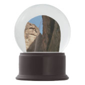 Zion's weeping Rock in Zion National Park Sneeuwbol (Achterkant)