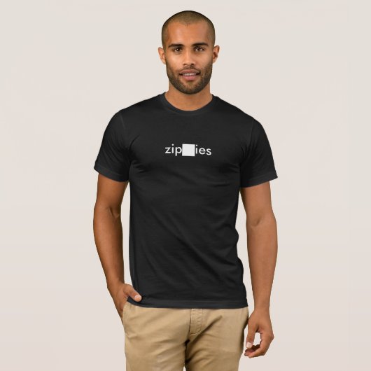 zip[gecensureerd]ies t-shirt (Voorkant volledig)