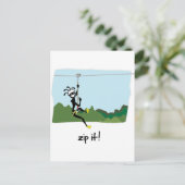 Zip het! briefkaart (Staand voorkant)