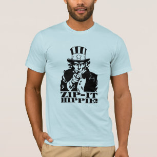 Zip het Hippie! T-shirt