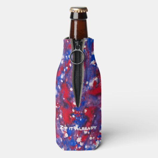 Zip het reeds flesjeskoeler (Fles Achterkant)