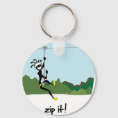 Zip het! sleutelhanger (Voorkant)