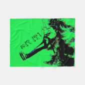 Zip het! - Zipline Rider Fleece Deken (Voorkant (Horizontaal))