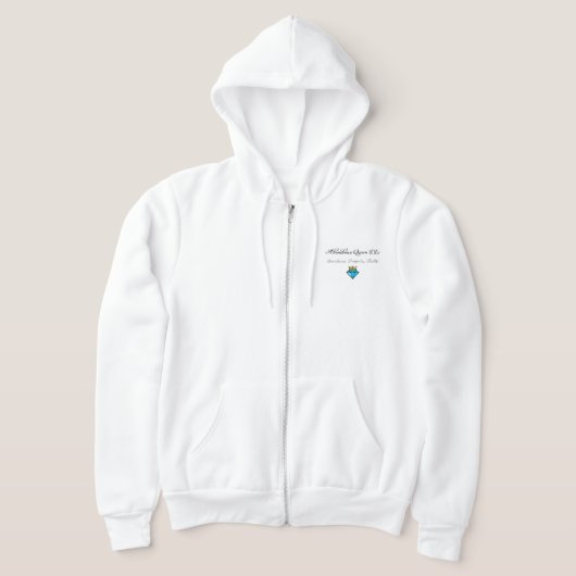 ZIP HOODIE ABUNDANCE QUEEN LOGO KRIJGT HET NU (Laagn)