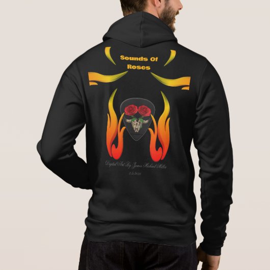Zip Hoodie van James Michael Miller (Achterkant)